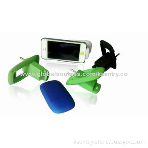 2014 New Designed Portable Flip Wall Stand Charging station with Keychain